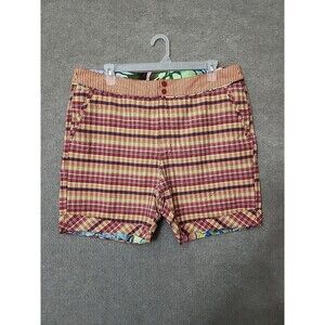 ROBERT GRAHAM Swim Trunks Board Shorts Mens 40 Red Mesh Lined Pockets NEW